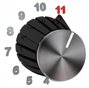 Control dial set to 11